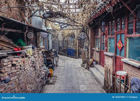 hutong area in china
